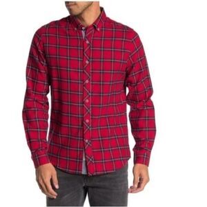 Heritage Men's Plaid Slim Fit Button Up Shirt XXL